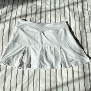 Nike Dri-FIT White Athletic Skirt